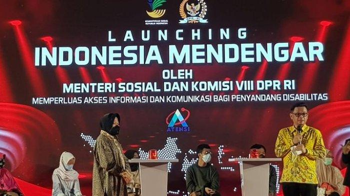 Luncurkan Indonesia Mendengar, Kemensos Buka Akses Luas untuk Penyandang Disabilitas