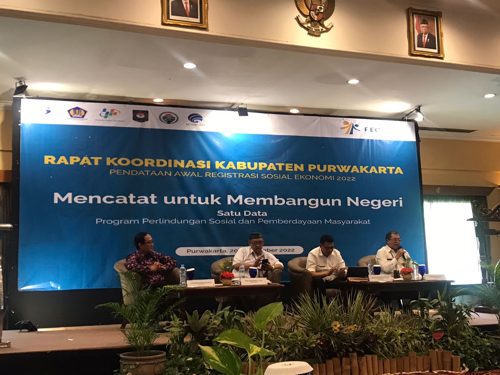 Rapat Koordinasi Pendataan Awal Registrasi Sosial Ekonomi 2022 Kabupaten Purwakarta