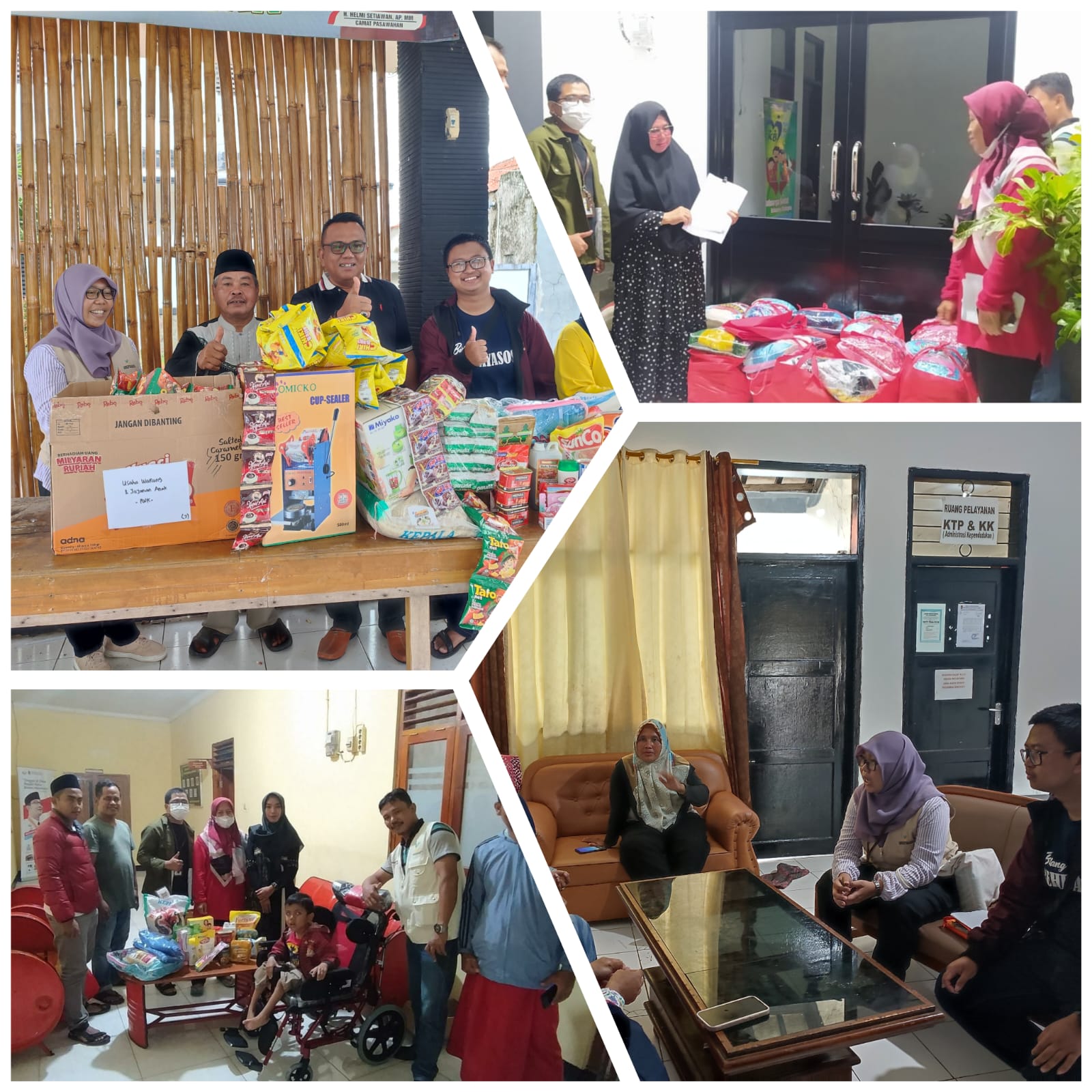 Penyaluran Bantuan Atensi Kementerian Sosial Tahap-2