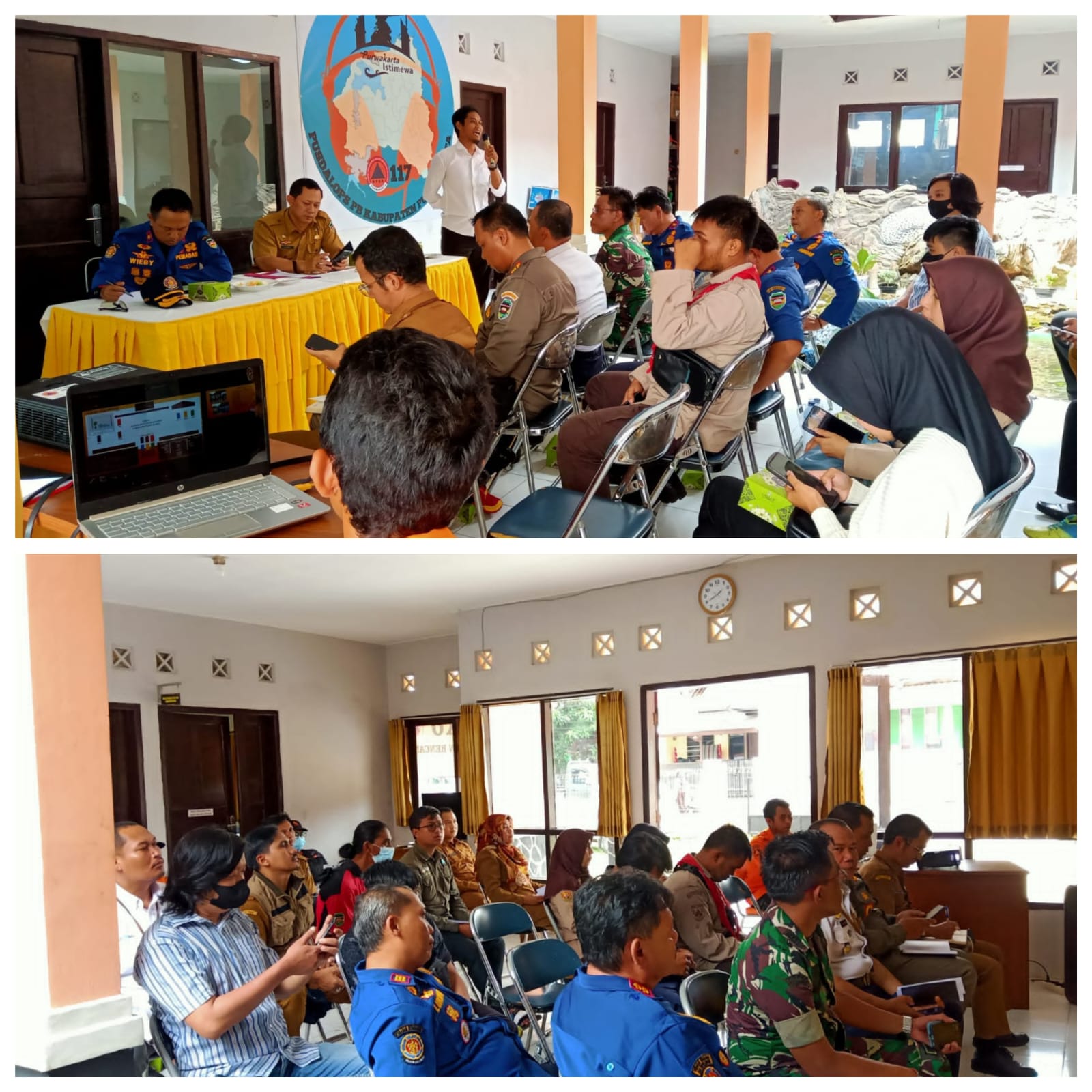 Rapat persiapan apel gabungan kesiapsiagaan bencana hidrometeorologi