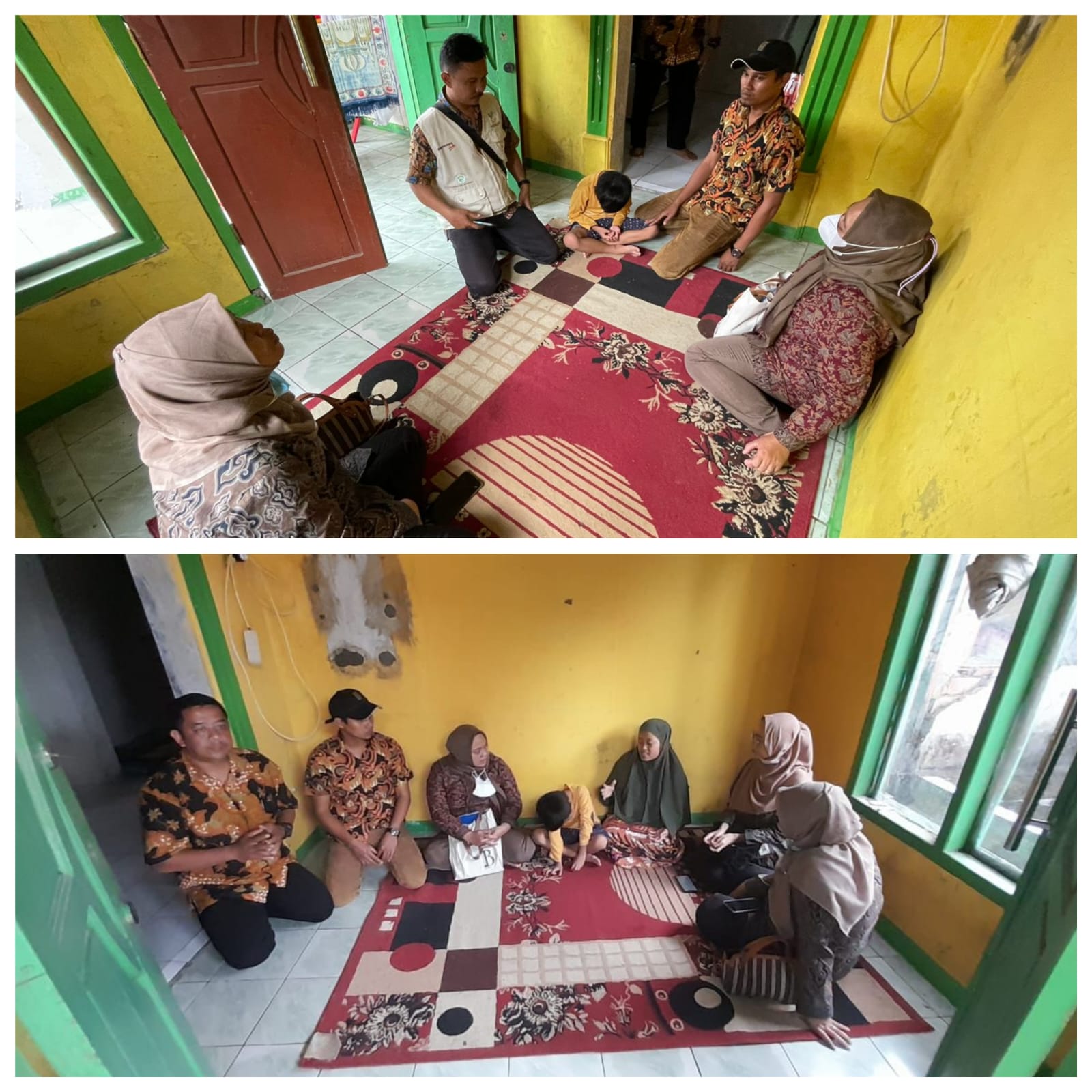 Kegiatan Monitoring Penerima Bantuan BTT Tahun 2022, Pemerlu Pelayanan Kesejahteraan Sosial (PPKS) Penderita Bocor Jantung di Kecamatan Tegalwaru
