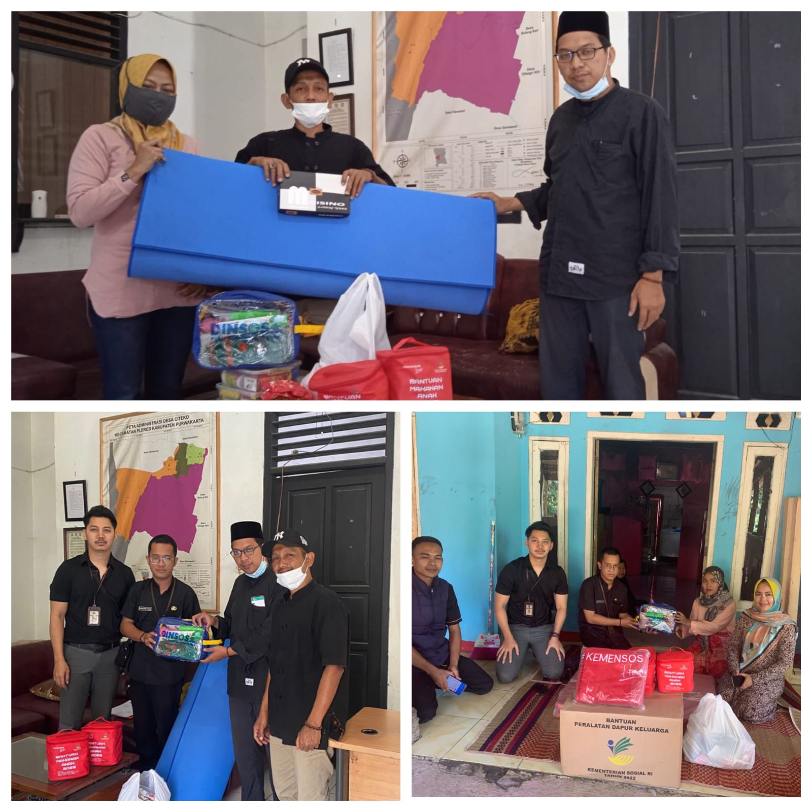 Penyaluran Bantuan Sosial Korban Bencana