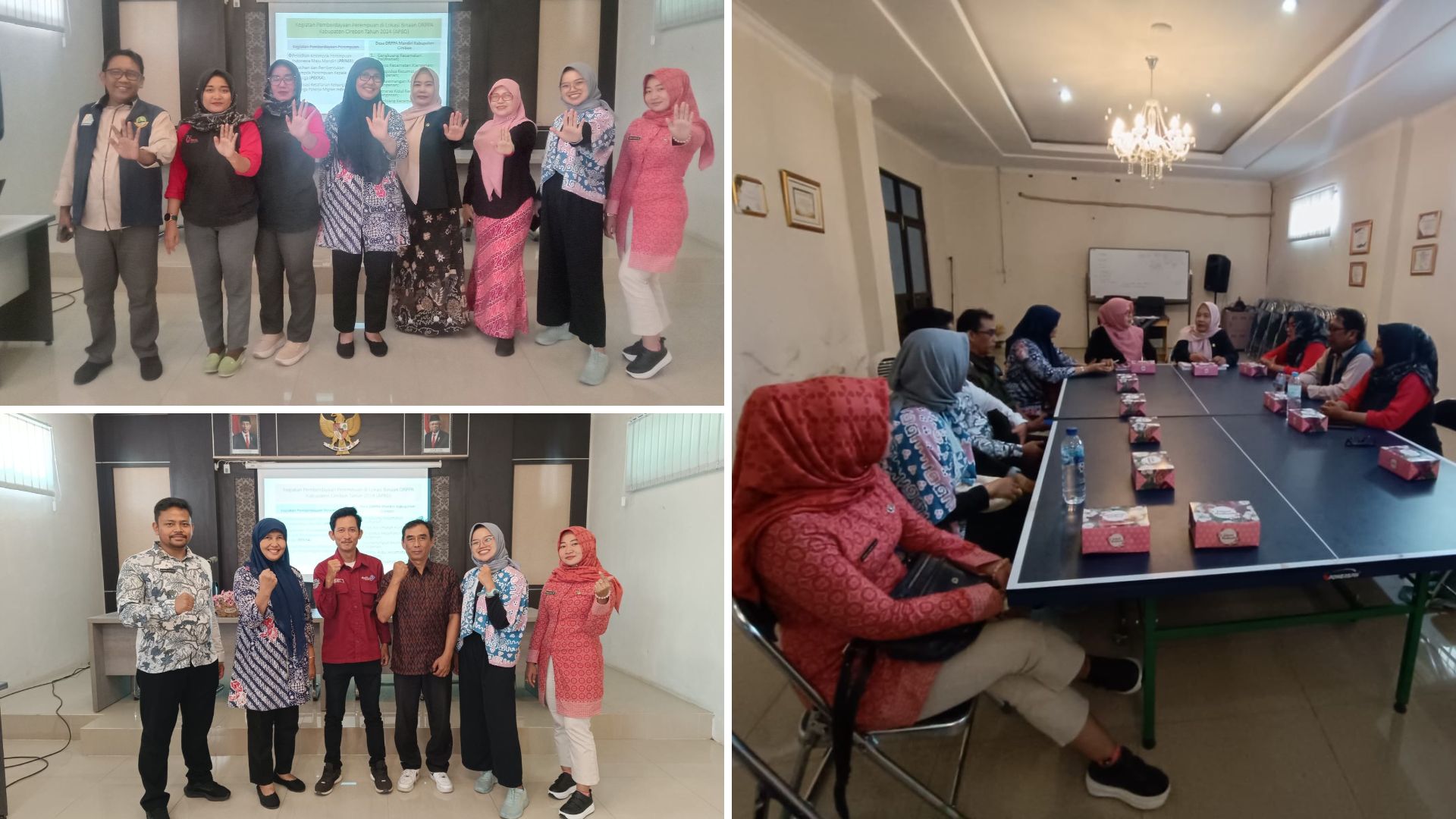 Studi Tiru tentang Desa Ramah Perempuan dan Peduli Anak ke  DPPKBP3A Kabupaten Cirebon