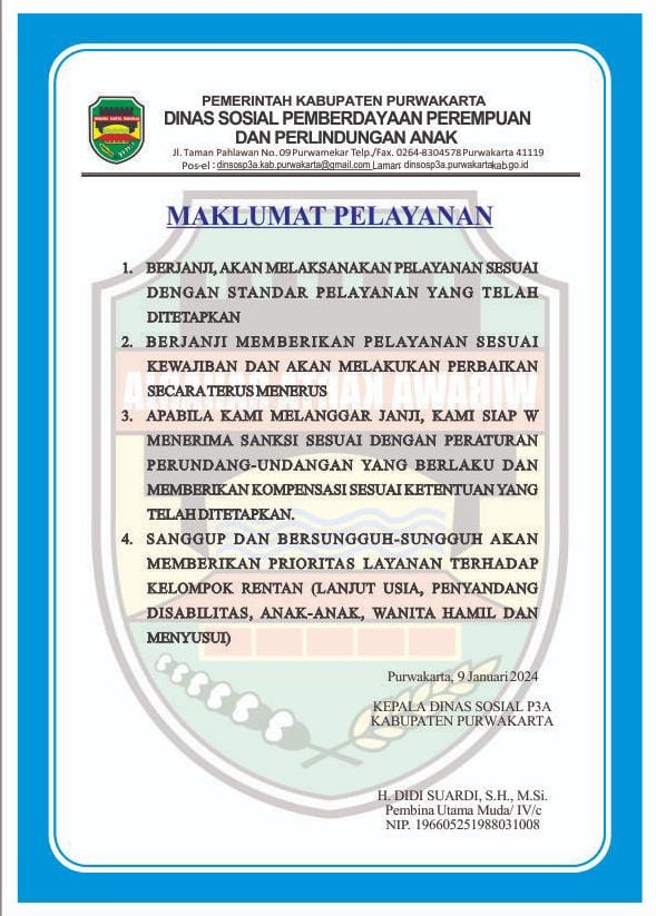 Maklumat Pelayanan
