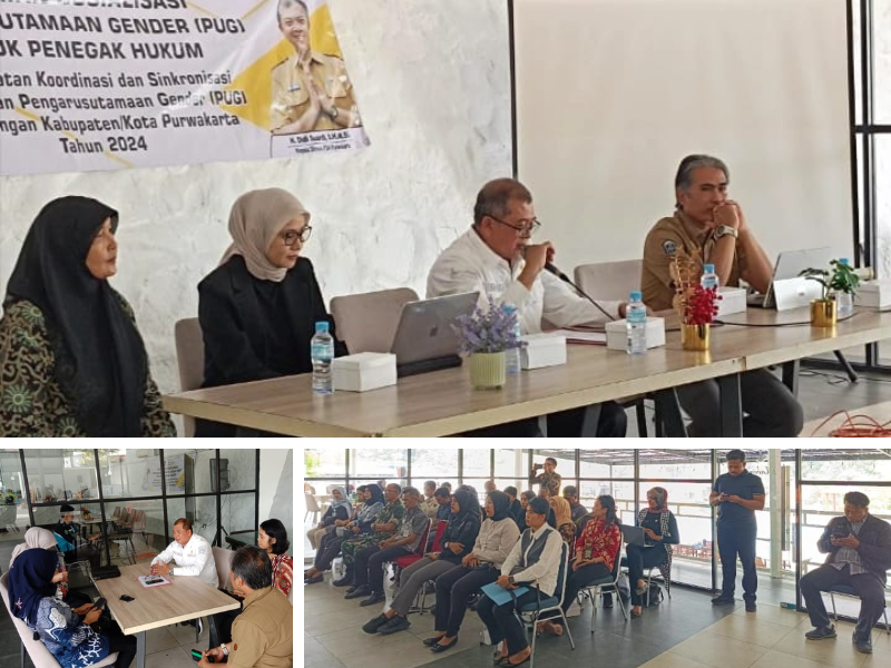 Kegiatan Sosialisasi Pengarusutamaan Gender (PUG) Untuk Penegak Hukum
