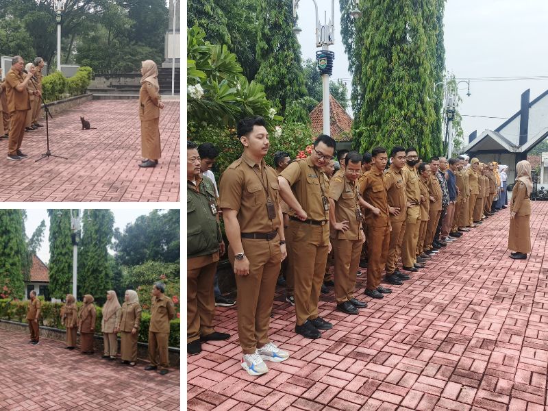 Kegiatan Rutin Apel Pagi Hari Senin
