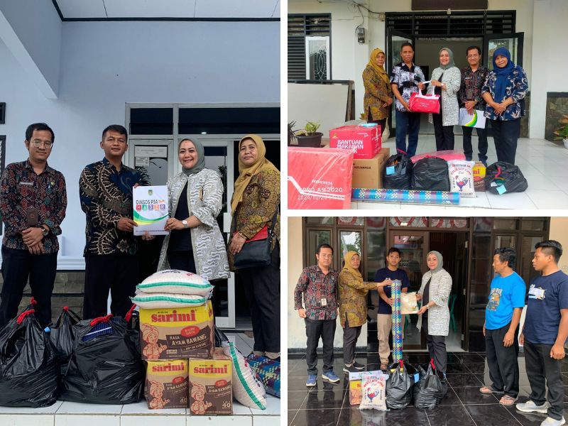 Penyaluran Bantuan Sosial Korban Kebakaran