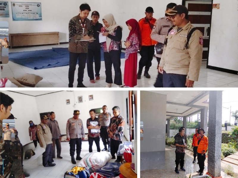 Asesmen dan Penyaluran Bantuan Sosial Korban Bencana Pergeseran Tanah Desa Pasirmunjul Kecamatan Sukatani