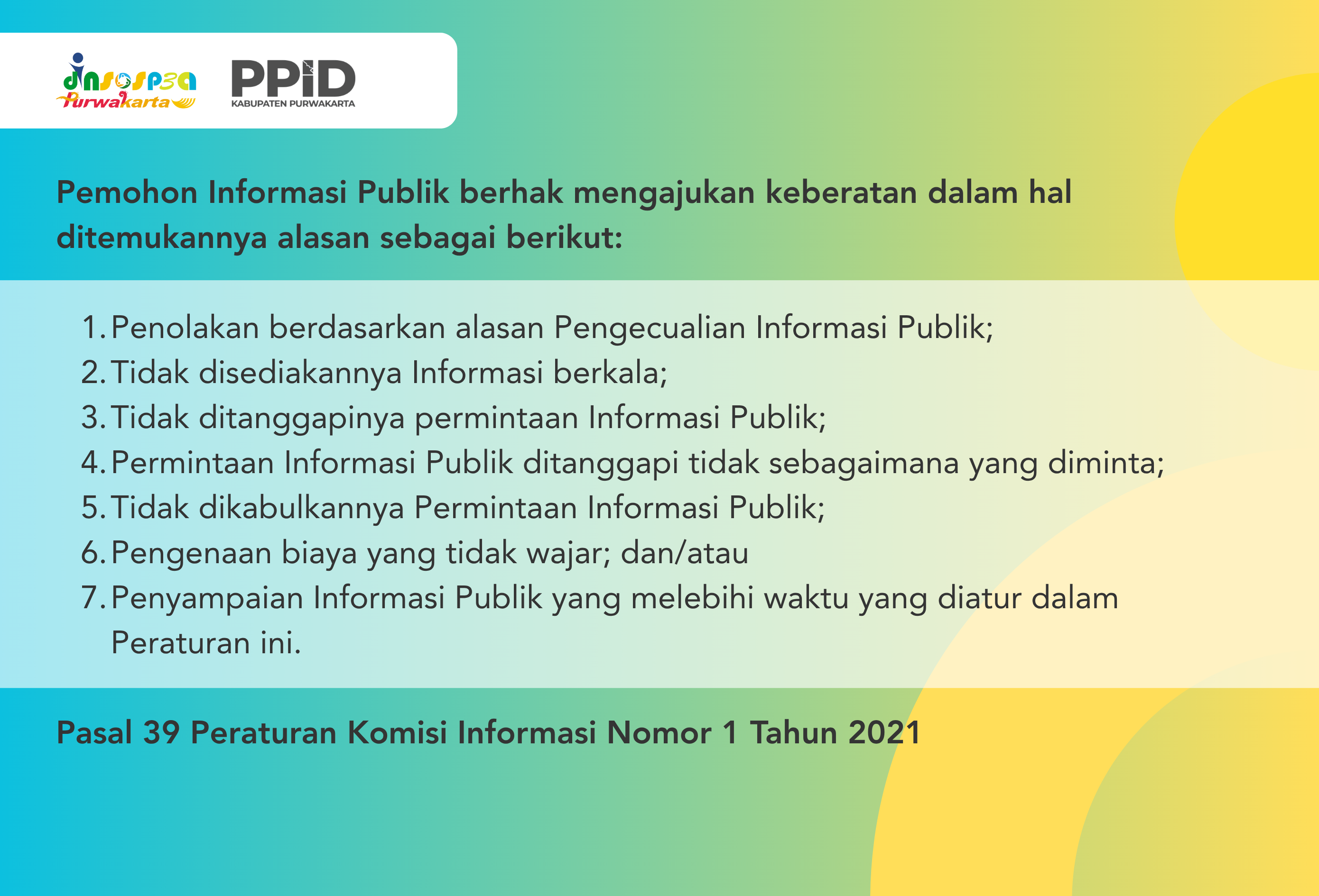 Alasan Pengajuan Keberatan