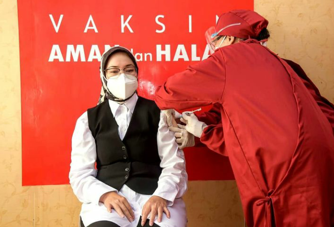 Forkopimda Purwakarta Jalani Vaksinasi Covid-19 Tahap Pertama